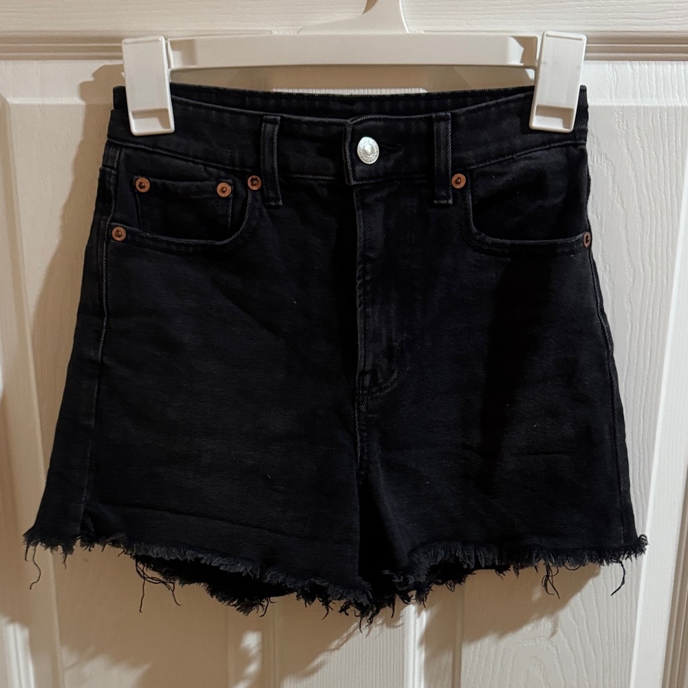 American Eagle Outfitters Black Jean Shorts